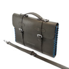 Anchor & Crew Large Falcon Grey Rufford Leather and Rope Briefcase