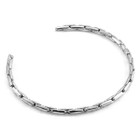 Anchor & Crew Mizzen Sail Silver Chain Bangle