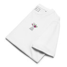 ANCHOR & CREW Peony Garden Dystopia Organic Cotton Embroidered T-Shirt