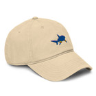ANCHOR & CREW Shark Gone Swimming In The Wild Organic Cotton Embroidered Baseball Cap