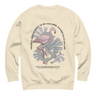 ANCHOR & CREW Flamingo Another Good Day Cotton Blend Sweatshirt