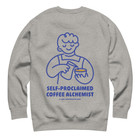 ANCHOR & CREW x GUSTATORY Coffee Alchemist Cotton Blend Embroidered Sweatshirt
