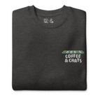 ANCHOR & CREW x GUSTATORY Coffee & Chats Cotton Blend Embroidered Sweatshirt