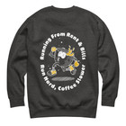 ANCHOR & CREW x GUSTATORY Coffee Over Bills Cotton Blend Embroidered Sweatshirt