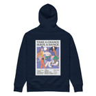ANCHOR & CREW Take A Chance Have A Dance DISCO! Organic Cotton Embroidered Heavyweight Hoodie