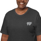 Think Ocean Elephant Aspirations Cotton Embroidered T-Shirt