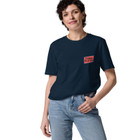 Think Ocean Fish Pixel Art Organic Cotton T-Shirt 