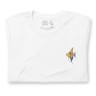 Think Ocean Fish Fluorescence Cotton Embroidered T-Shirt