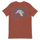 Think Ocean Turtle Fluorescence Cotton Embroidered T-Shirt
