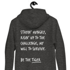 Think Ocean Tiger Aspirations Cotton Blend Embroidered Hoodie