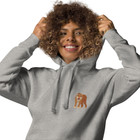 Think Ocean Tiger Aspirations Cotton Blend Embroidered Hoodie