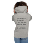 Think Ocean Turtle Aspirations Cotton Blend Embroidered Hoodie