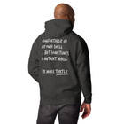 Think Ocean Turtle Aspirations Cotton Blend Embroidered Hoodie