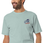 GUSTATORY Postcards From Sunday Originals Heavy Cotton Embroidered T-Shirt