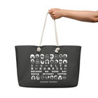 GUSTATORY Originals Because No Good Day... Oversized Weekender Tote Bag