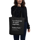 ANCHOR & CREW Make Art Creative Standard Recycled Cotton Tote Bag