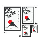 ANCHOR & CREW Mount Fuji Landmark Matte Art Print
