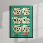 ANCHOR & CREW x GUSTATORY Originals Coffee & Croissant Matte Art Print
