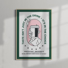 ANCHOR & CREW x GUSTATORY Originals Good Taste... Matte Art Print