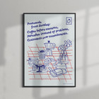 ANCHOR & CREW x GUSTATORY Originals Postcards From Sunday Matte Art Print