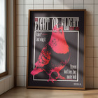 ANCHOR & CREW 08 Fight Or Flight Club EDITIONS Matte Art Print