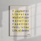 ANCHOR & CREW 11 Life, Al Dente EDITIONS Matte Art Print