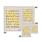 ANCHOR & CREW 11 Life, Al Dente EDITIONS Matte Art Print