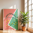 ANCHOR & CREW Court Etiquette Tennis Club League Matte Art Print