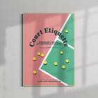 ANCHOR & CREW Court Etiquette Tennis Club League Matte Art Print