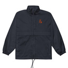 ANCHOR & CREW Too Long & Low Sports Club League Embroidered Windbreaker Coat