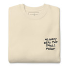 ANCHOR & CREW Small Print Annotations Organic Cotton Sweatshirt