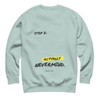 ANCHOR & CREW Actually Nevermind Annotations Organic Cotton Sweatshirt