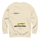 ANCHOR & CREW Actually Nevermind Annotations Organic Cotton Sweatshirt