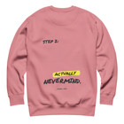 ANCHOR & CREW Actually Nevermind Annotations Organic Cotton Sweatshirt