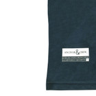 Anchor & Crew Steel Blue Digit Print Organic Cotton T-Shirt Detail