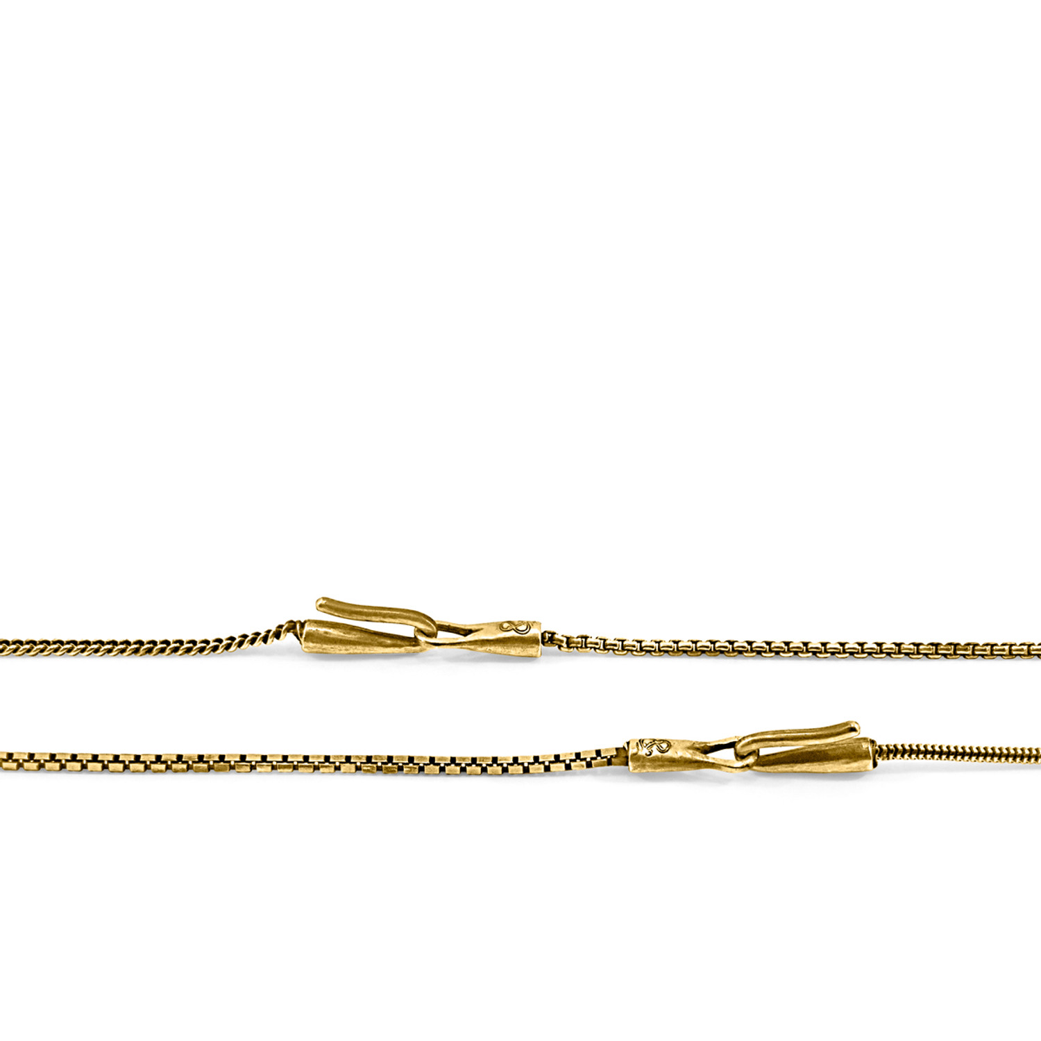 Anchor & Crew SKINNY Gold Chain Bracelet Collection