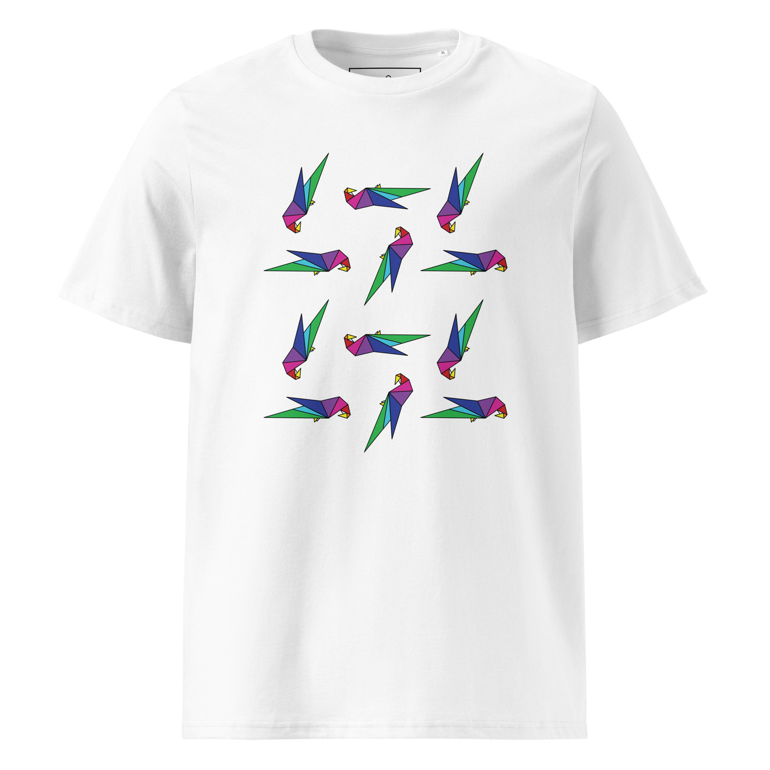 Parrot Origami Organic Cotton T-Shirt