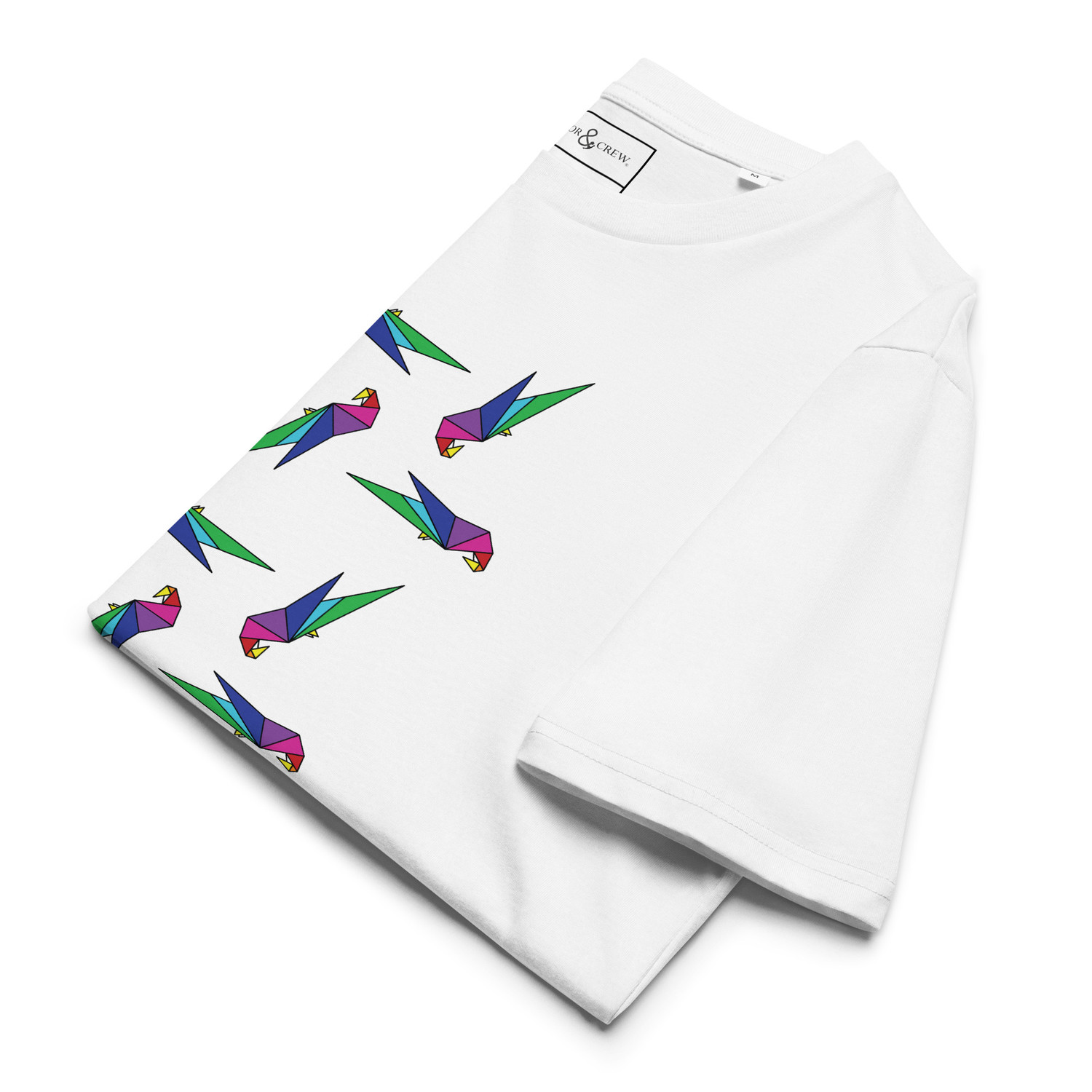 Parrot Origami Organic Cotton T-Shirt