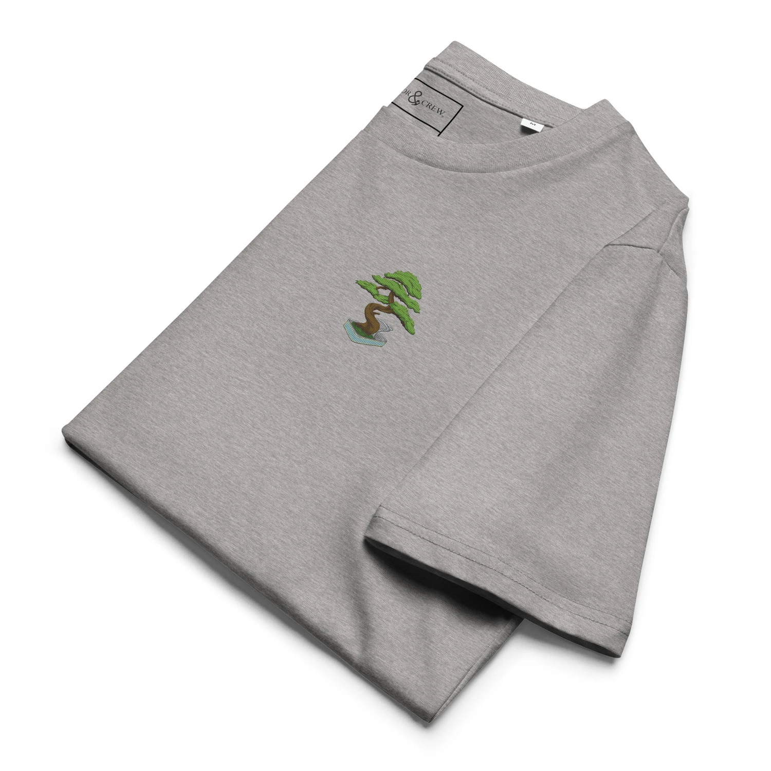 ANCHOR & CREW Bonsai Garden Dystopia Organic Cotton Embroidered T-Shirt