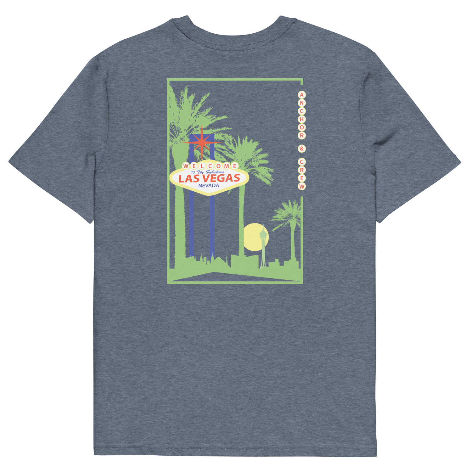 ANCHOR & CREW Las Vegas Landmark Organic Cotton T-Shirt