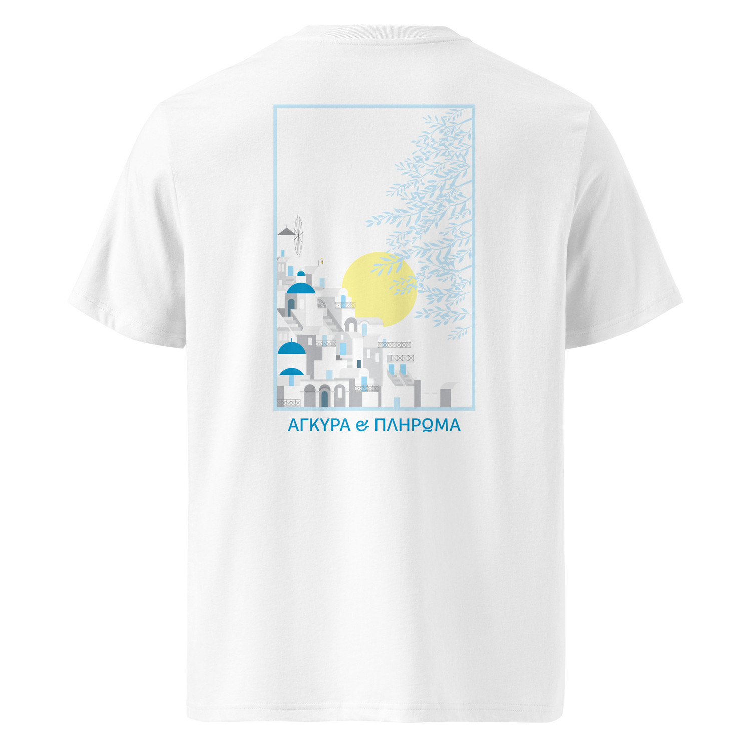 ANCHOR & CREW Santorini Landmark Organic Cotton T-Shirt