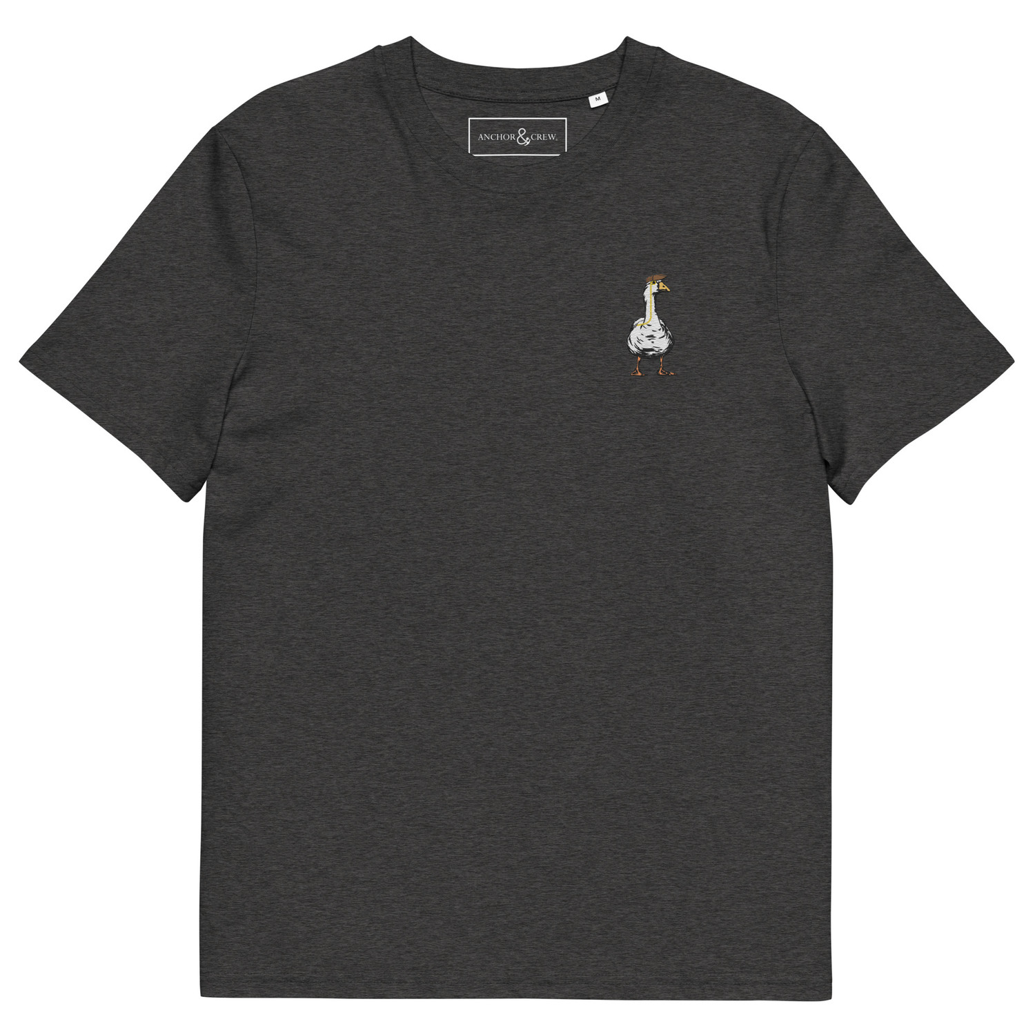 ANCHOR & CREW Dapper Duck Actual Life Organic Cotton Embroidered T-Shirt