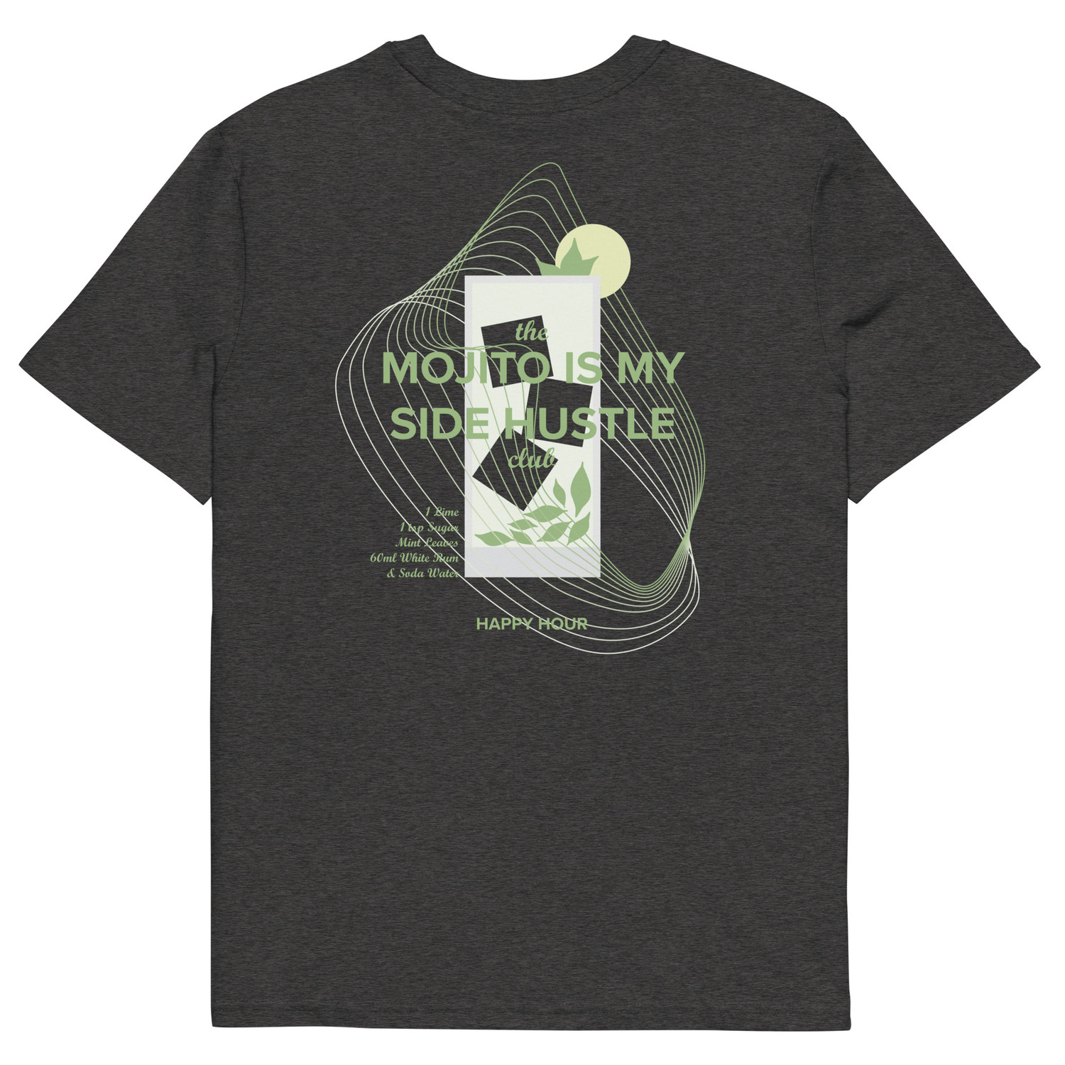 ANCHOR & CREW Mojito Is My Side Hustle Club Organic Cotton T-Shirt