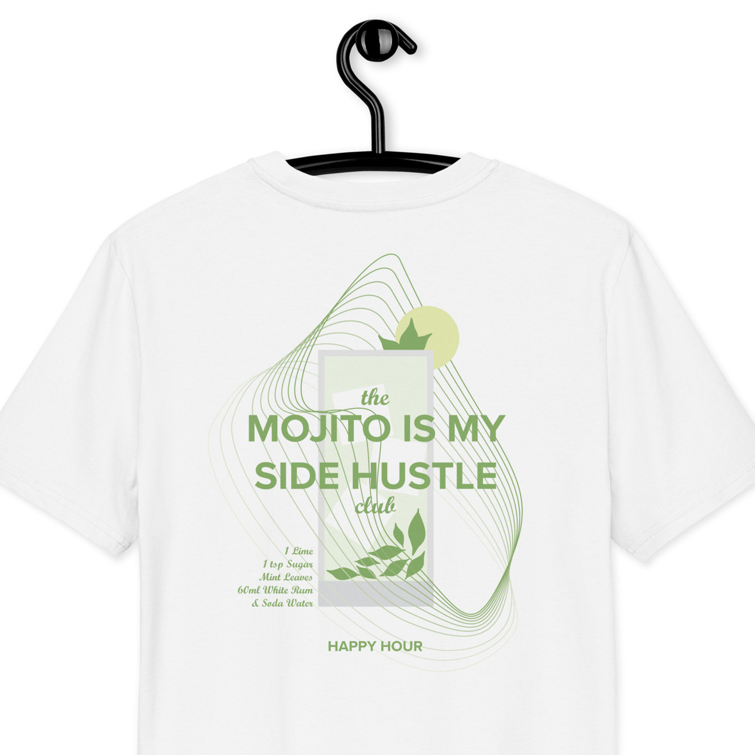 ANCHOR & CREW Mojito Is My Side Hustle Club Organic Cotton T-Shirt