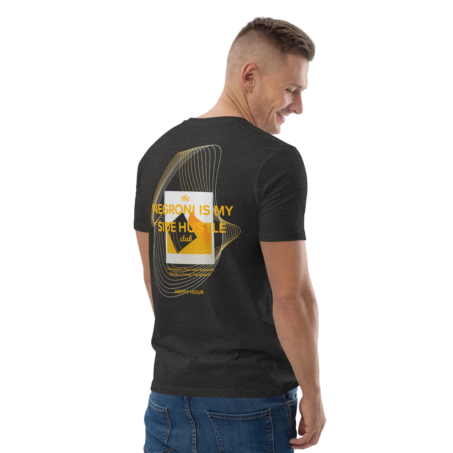 ANCHOR & CREW Negroni Is My Side Hustle Club Organic Cotton T-Shirt