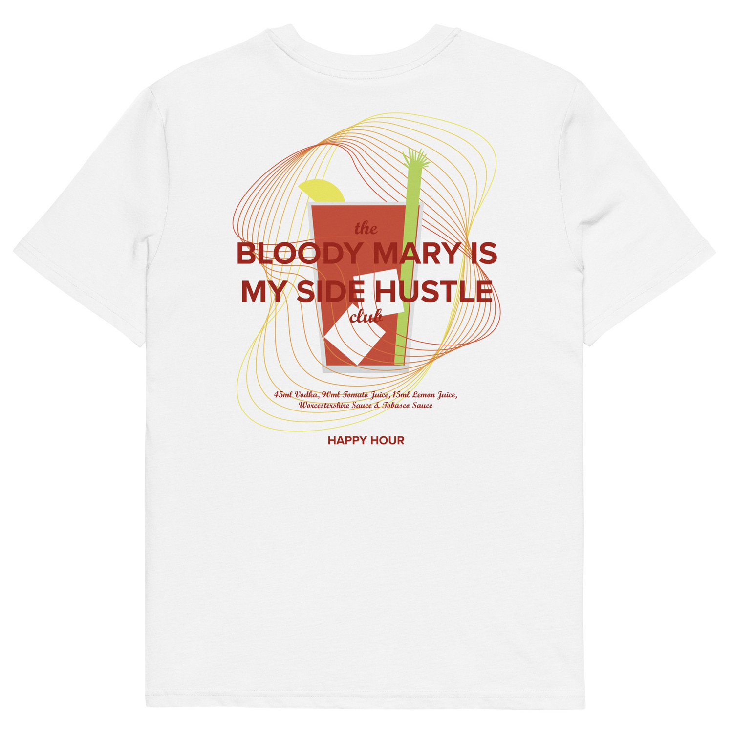 ANCHOR & CREW Bloody Mary Is My Side Hustle Club Organic Cotton T-Shirt