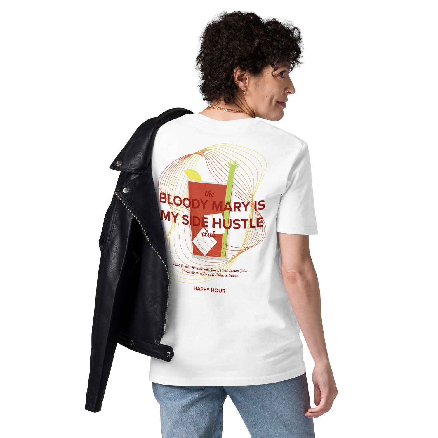 ANCHOR & CREW Bloody Mary Is My Side Hustle Club Organic Cotton T-Shirt
