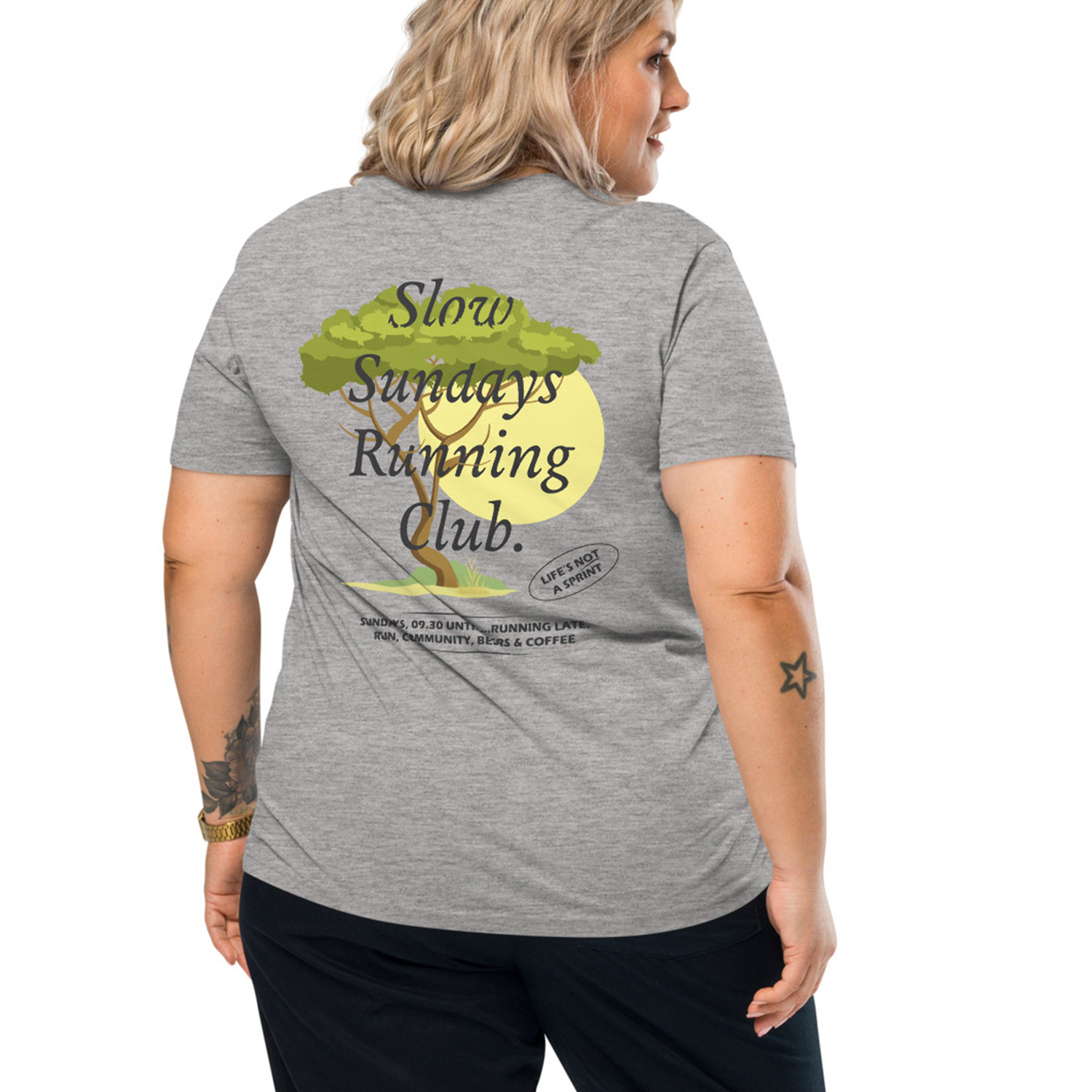 Savannah Slow Sundays Running Club Organic Cotton T-Shirt | ANCHOR