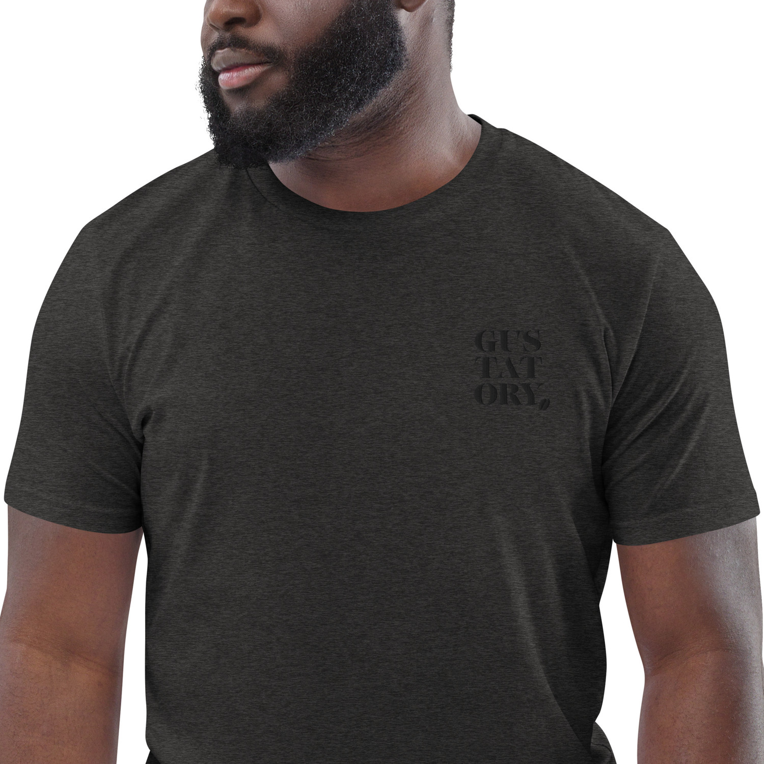 ANCHOR & CREW x GUSTATORY Melbourne Coffee Scene Organic Cotton Embroidered T-Shirt 