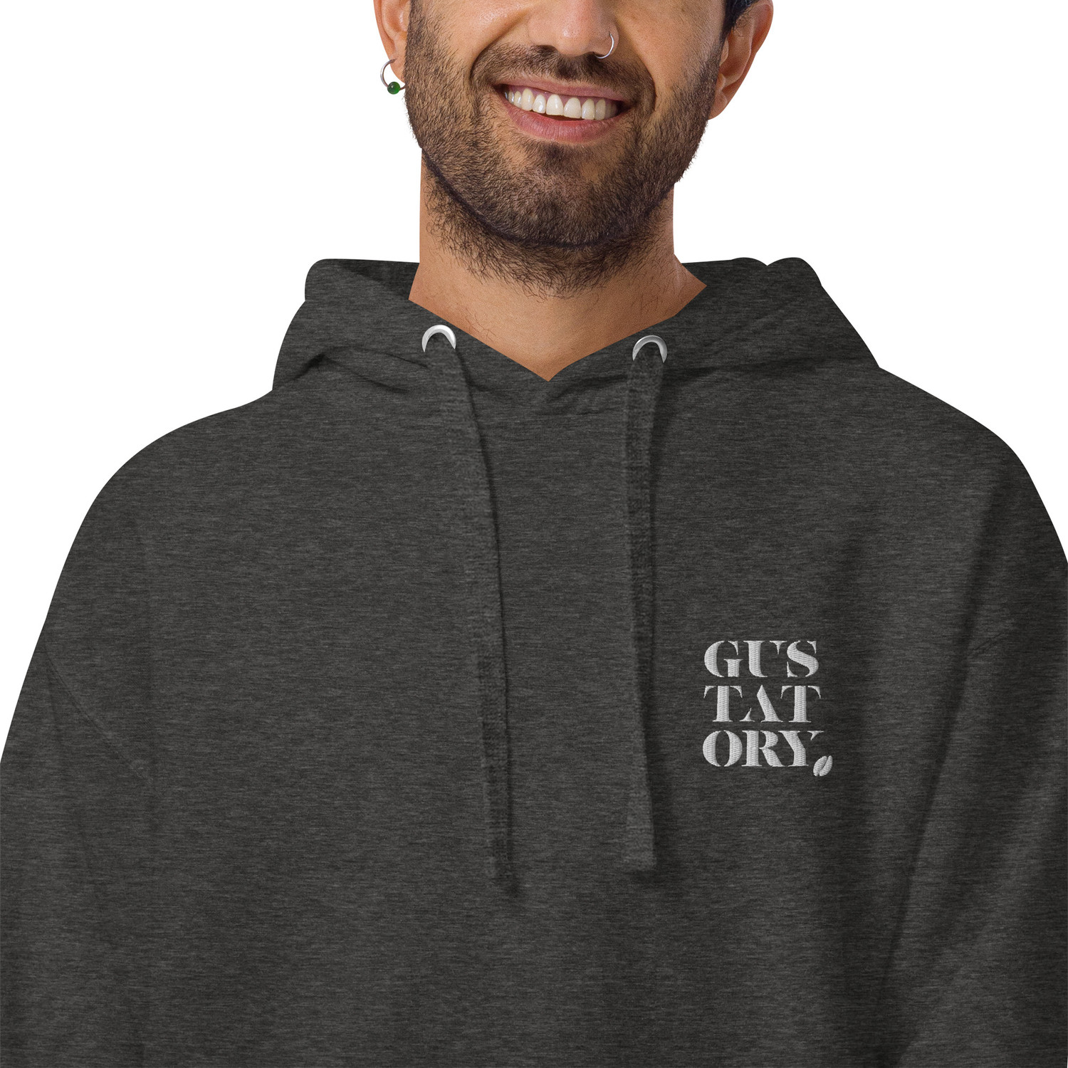 ANCHOR & CREW x GUSTATORY Melbourne Coffee Scene Cotton Blend Embroidered Hoodie